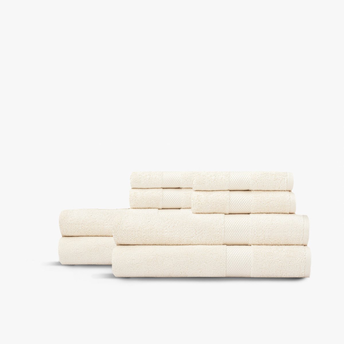 Antique white Premium Turkish Cotton Towel Bundles | Duman Home