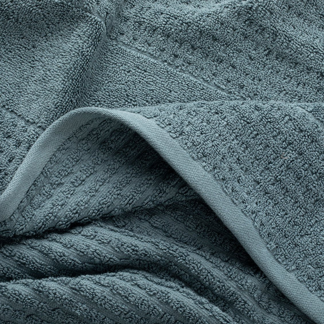 Lightweight Waffle Towel Bluestone | Duman Home
