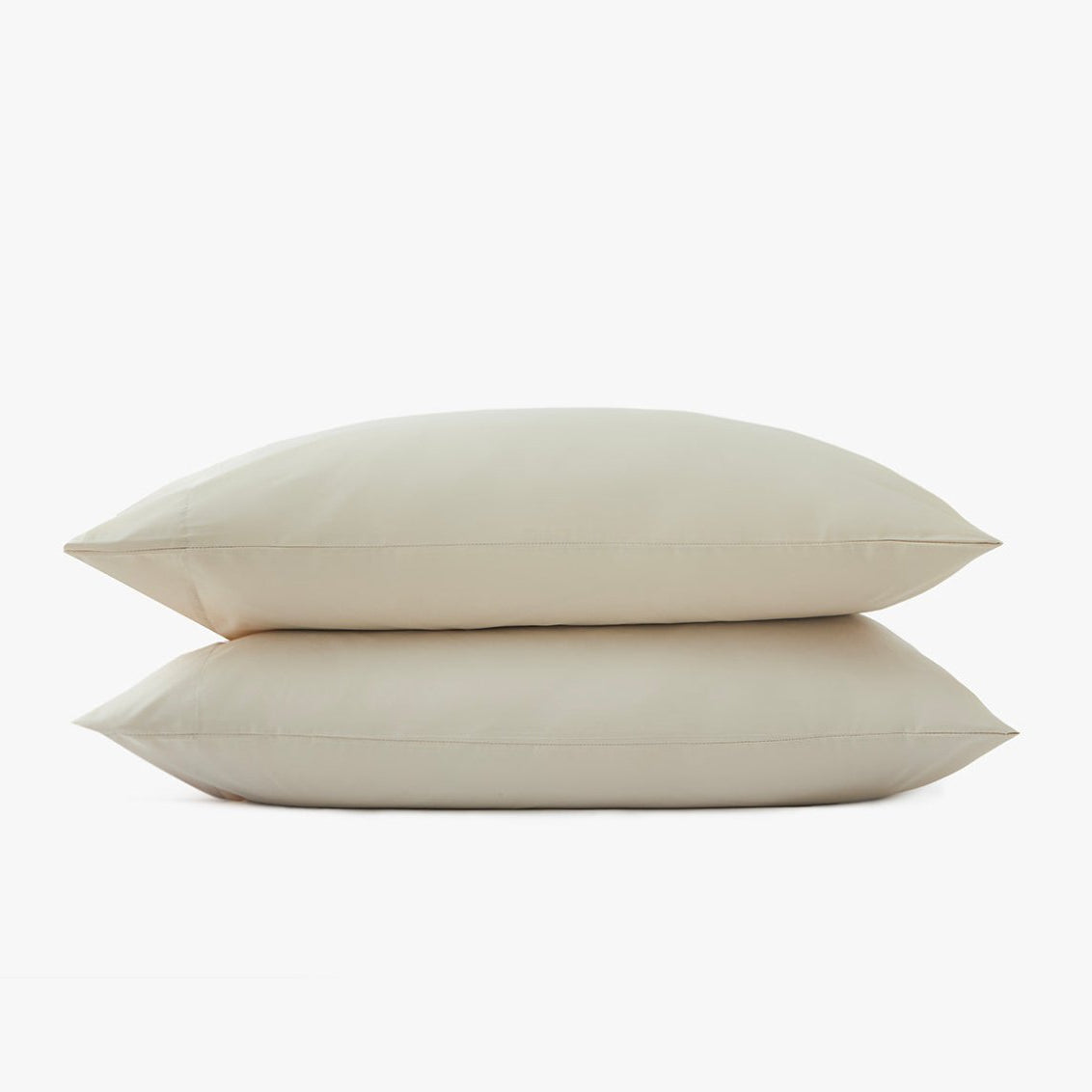 Percale Organic Pillowcase Set Bone | Duman Home
