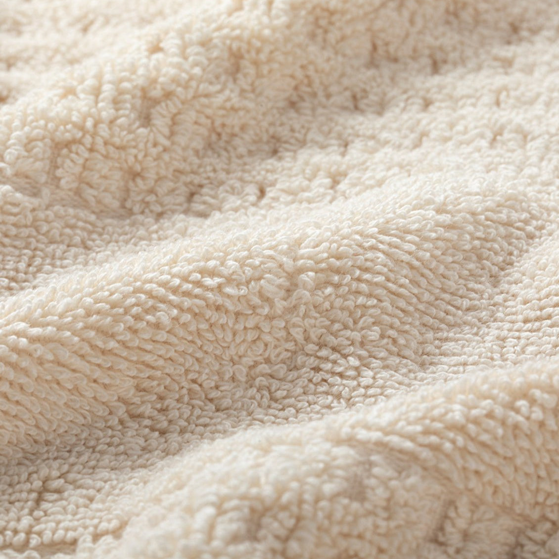 Cream Lightweight Waffle Towel | Duman Home