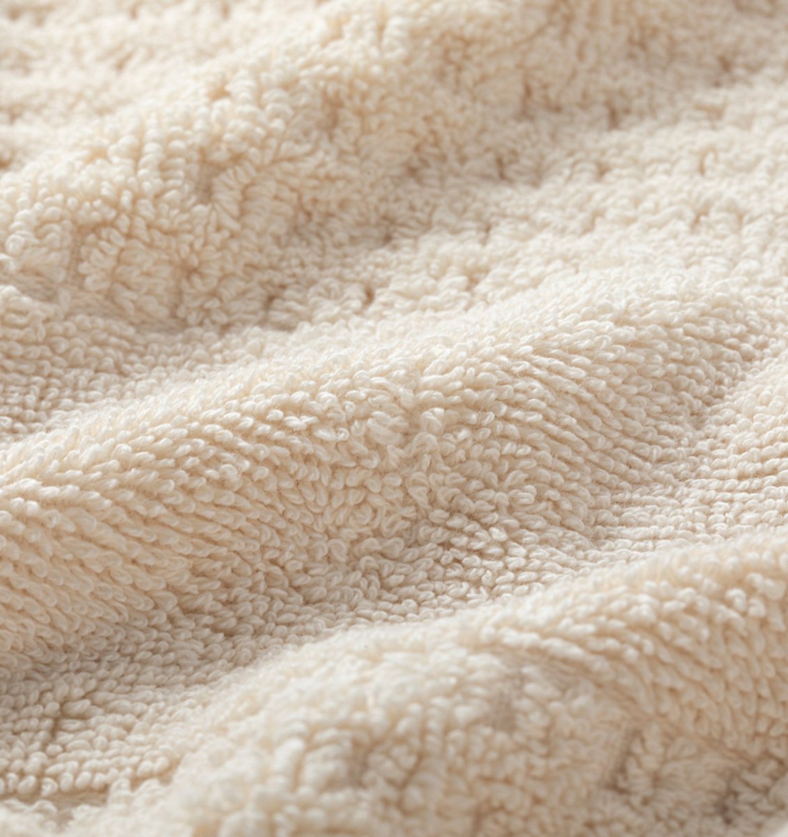 Cream Lightweight Waffle Towel | Duman Home