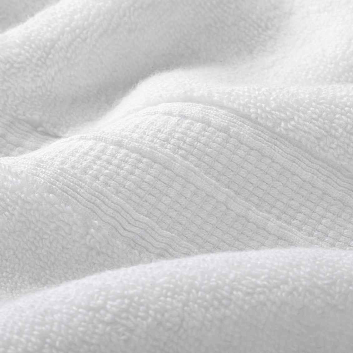 Super-Plush Towels White Detail | Duman Home
