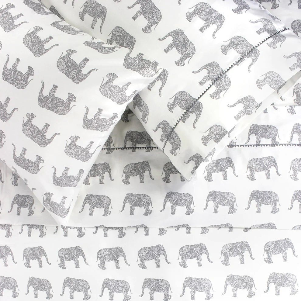 Elephant Sheet Sets Gray| Duman Home