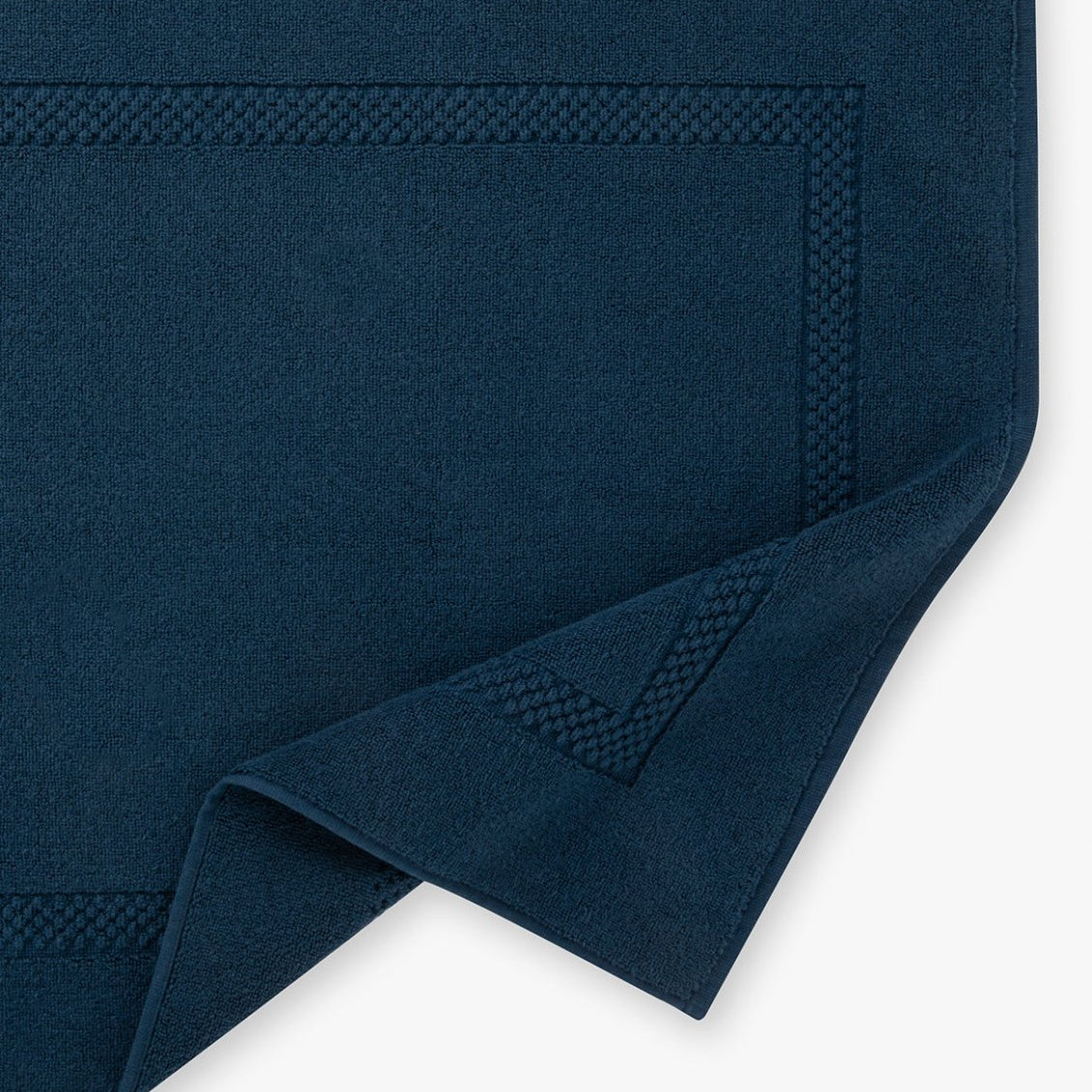 Istanbul Bath Mat Navy Detail | Duman Home