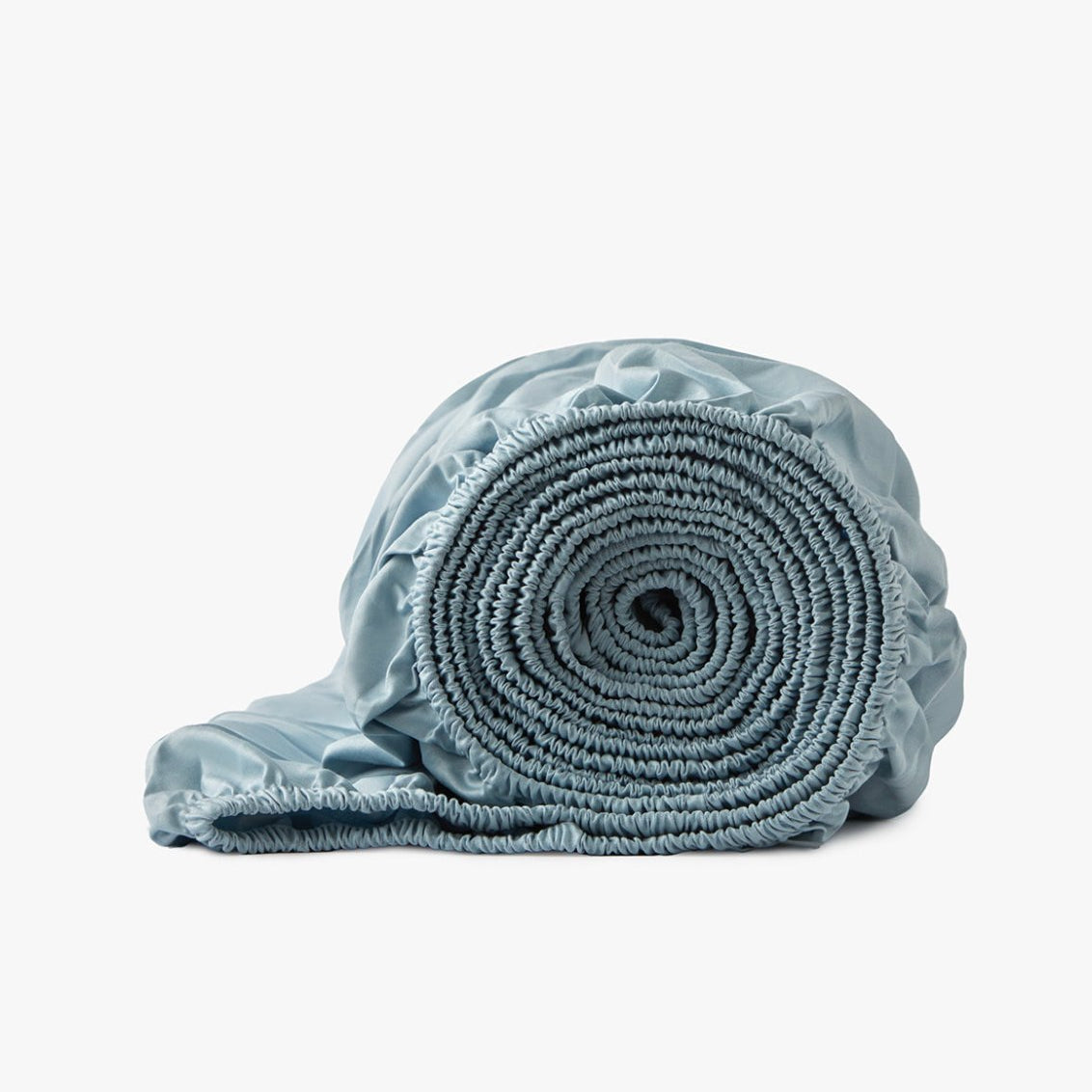 Signature Hemstitch Organic Fitted Sheet Poolside Color | Duman Home