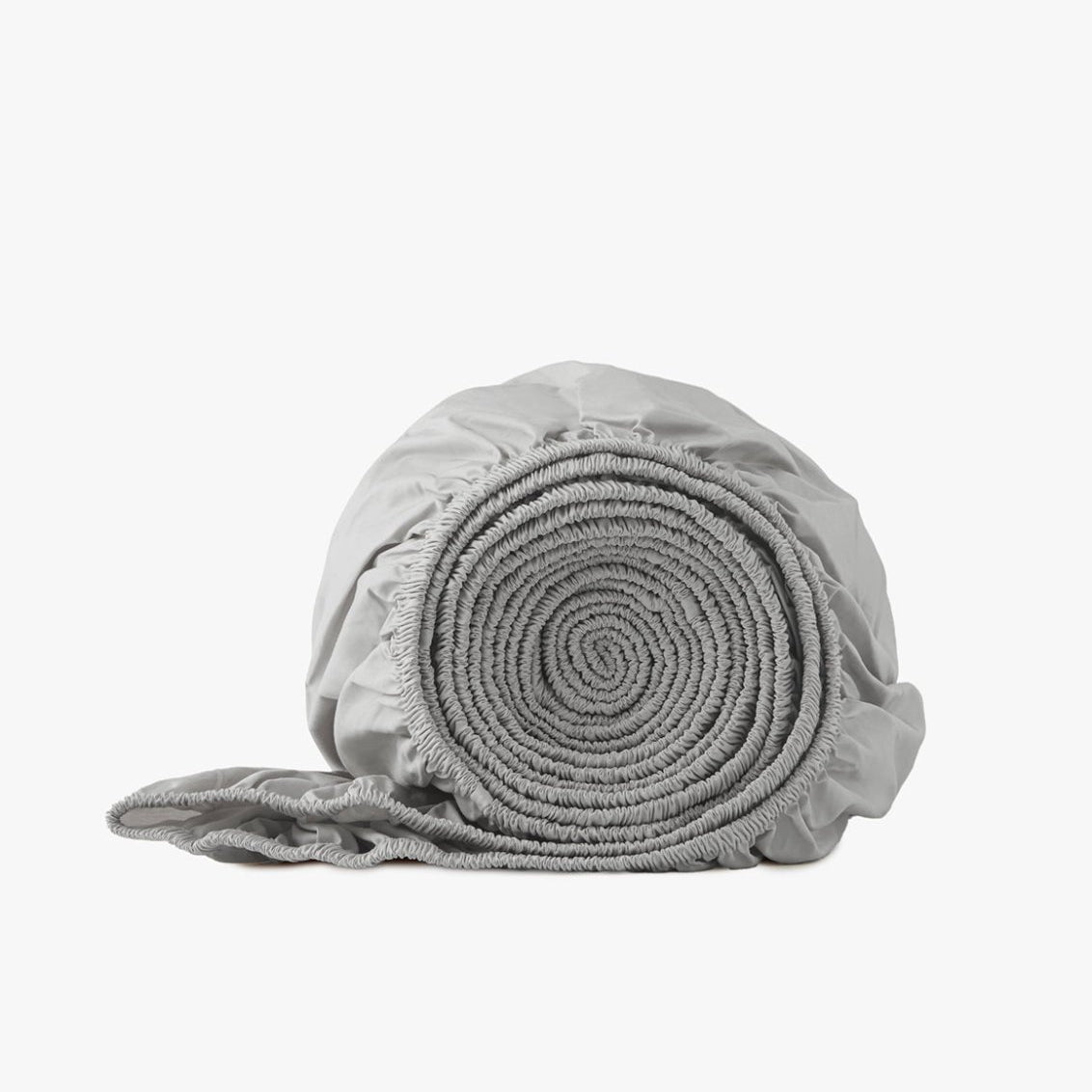 Percale Organic Fitted Sheet Mist | Duman Home