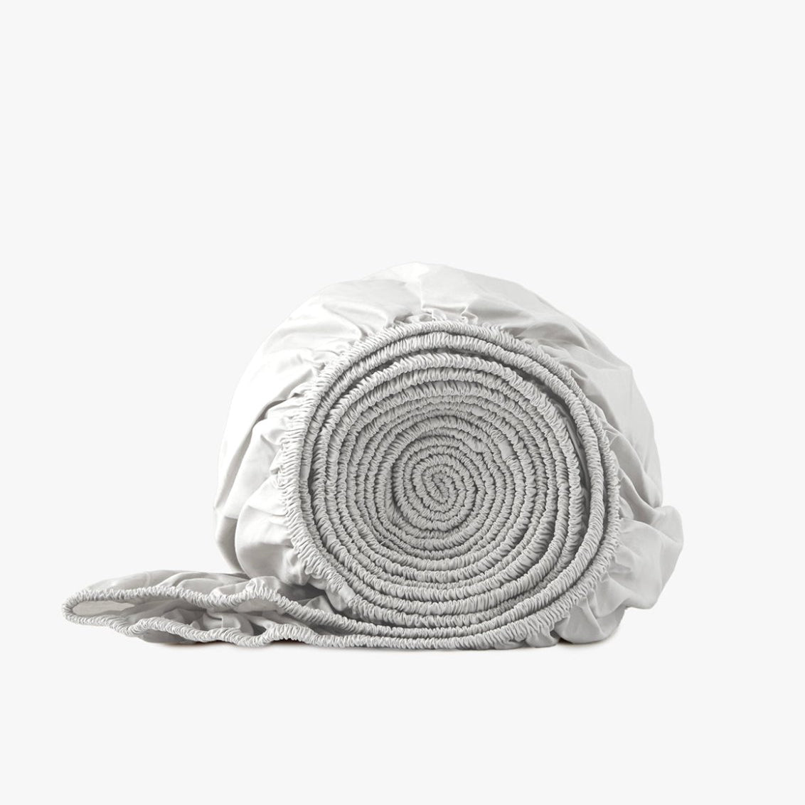 Percale Organic Fitted Sheet White | Duman Home