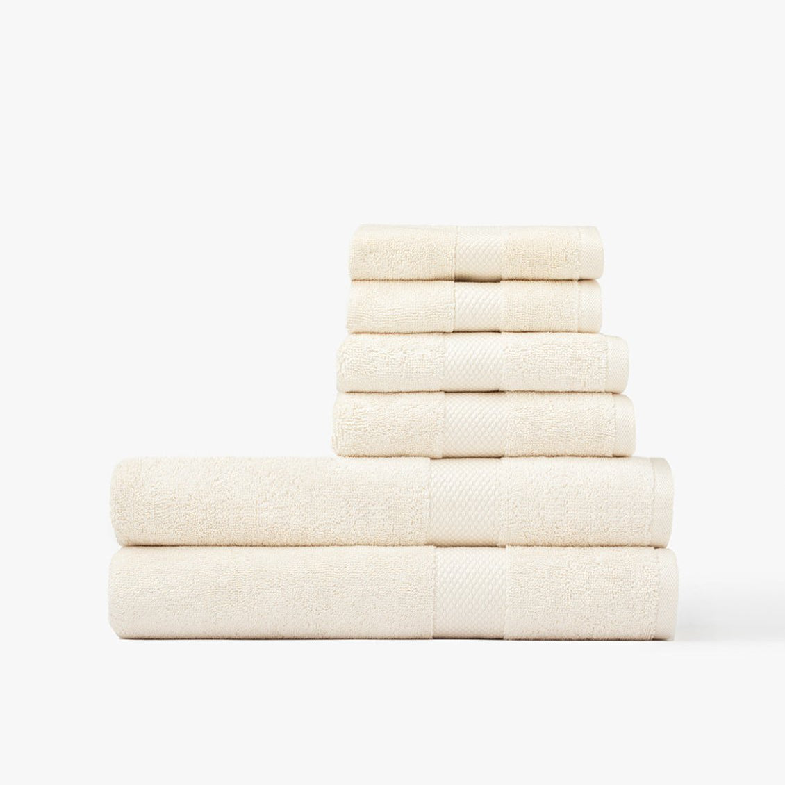 Premium Turkish Cotton Towel Bundle Antique White | Duman Home