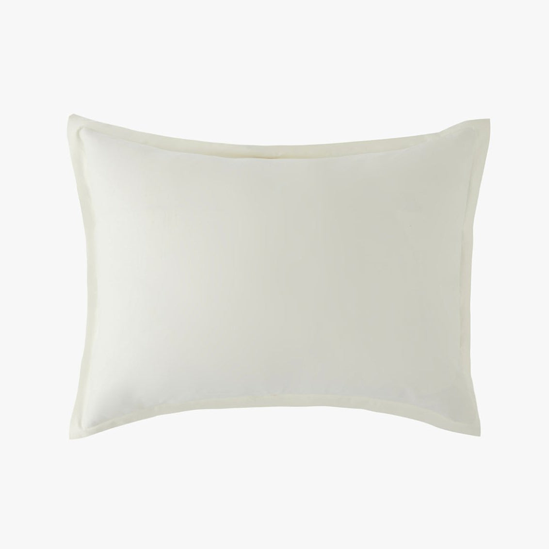 Signature Hemstitch Organic Sham Set Ivory| Duman Home