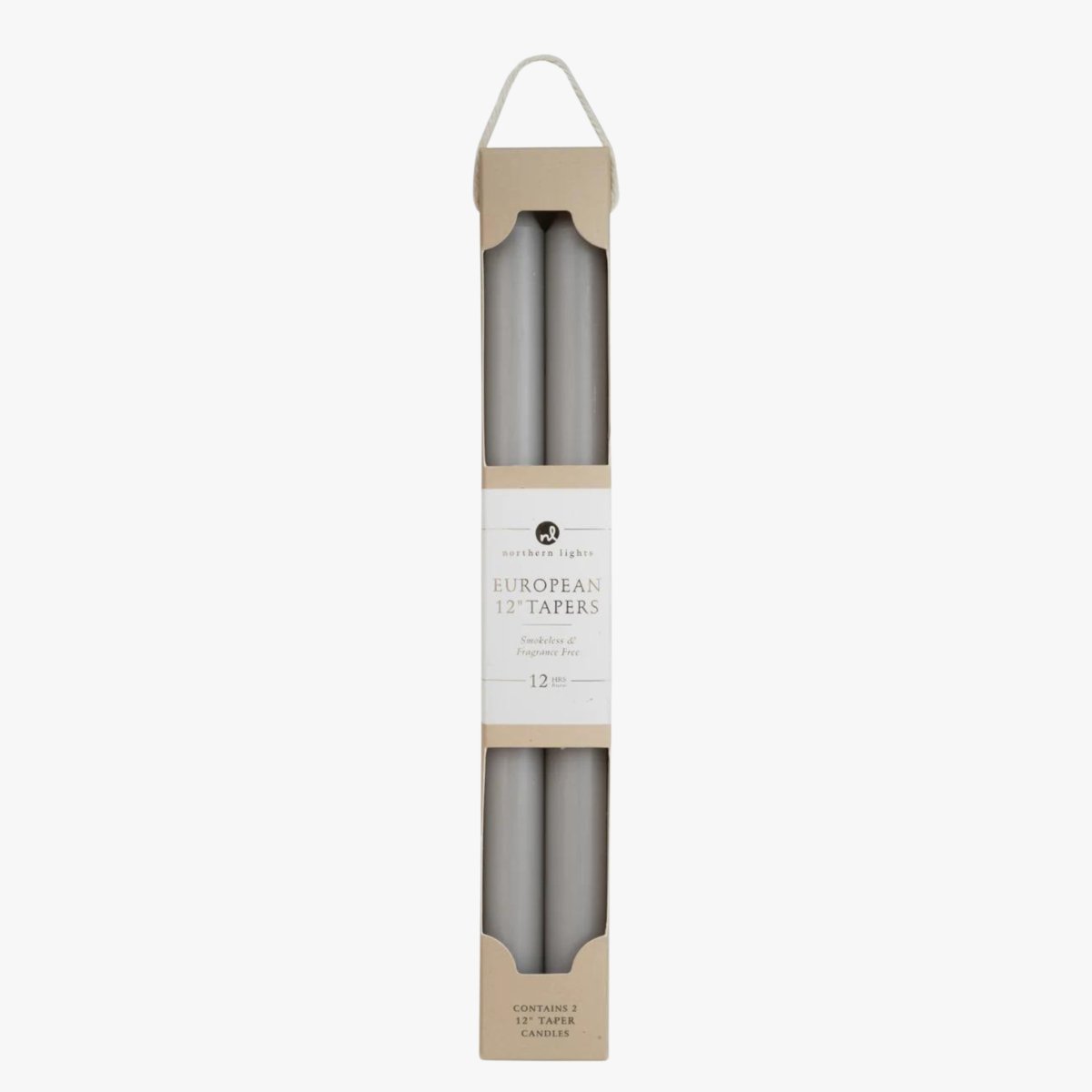 12" Classic Taper Set Stone Color| Duman Home