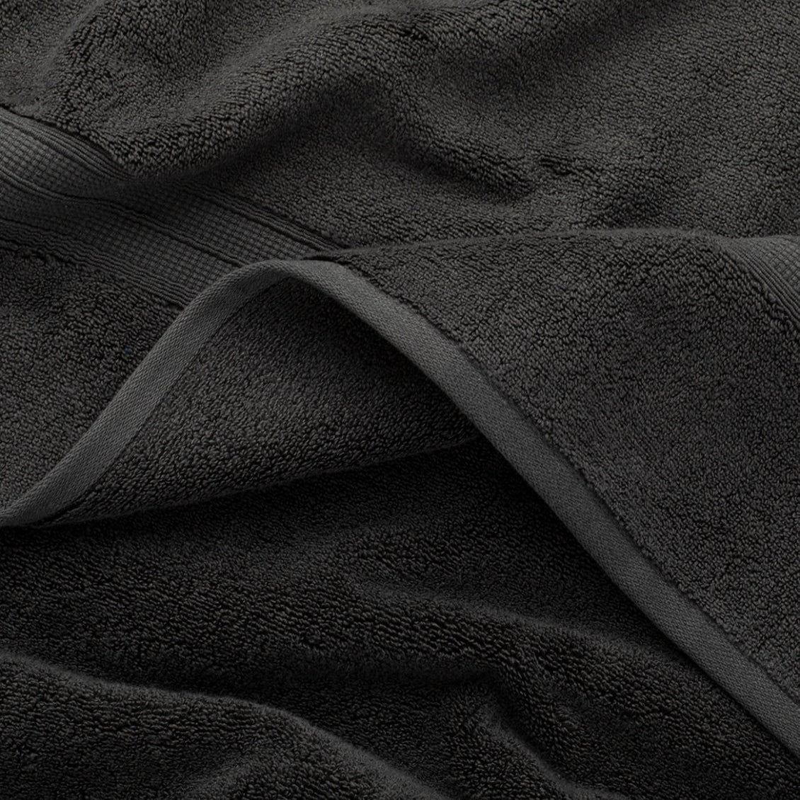 Super-Plush Towels Coal Detail | Duman Home