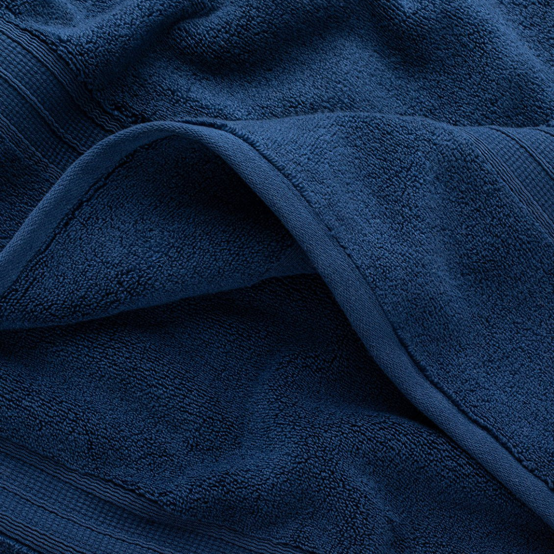 Super-Plush Towels Navy Detail | Duman Home