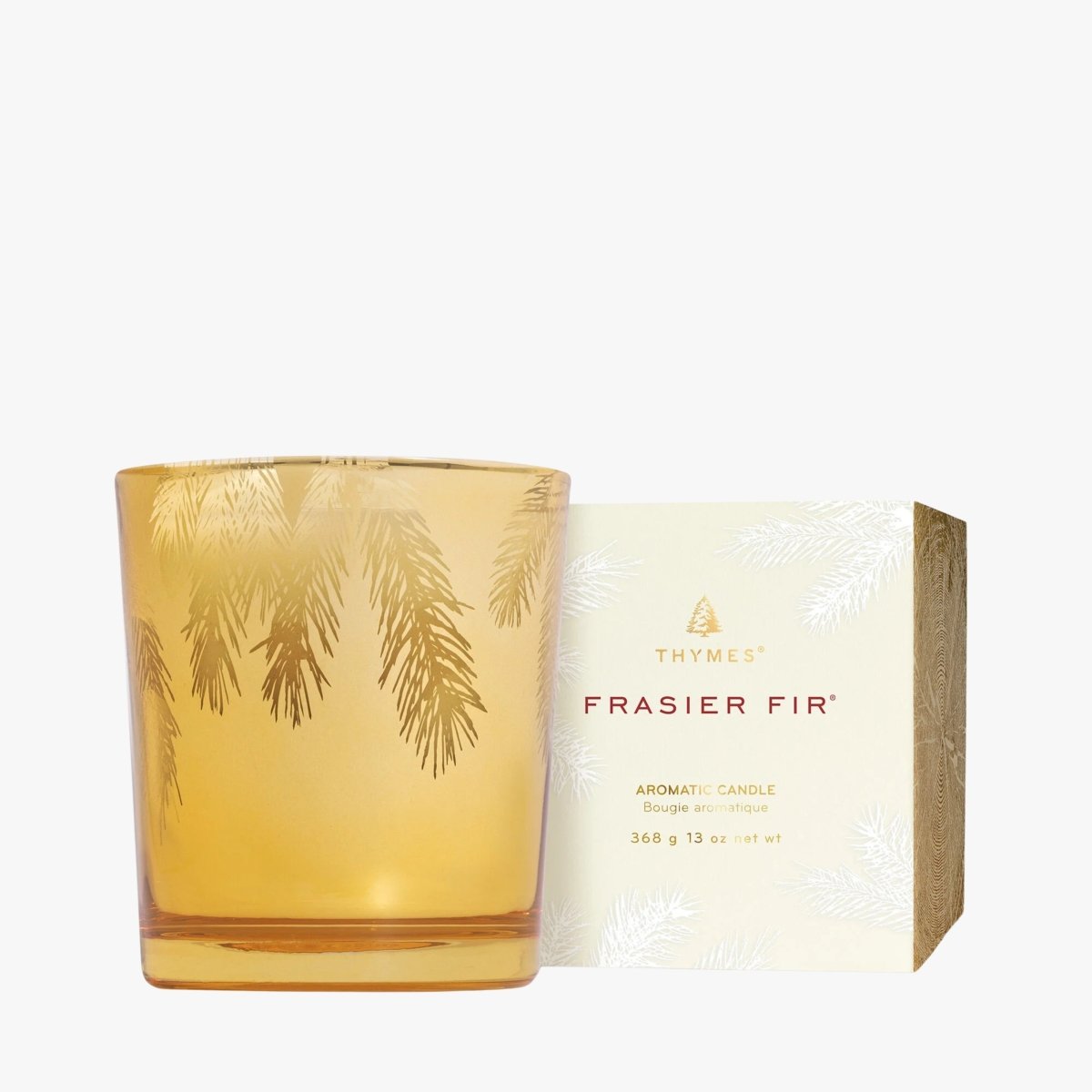Thymes Frasier Fir Gilded Poured Candle | Duman Home
