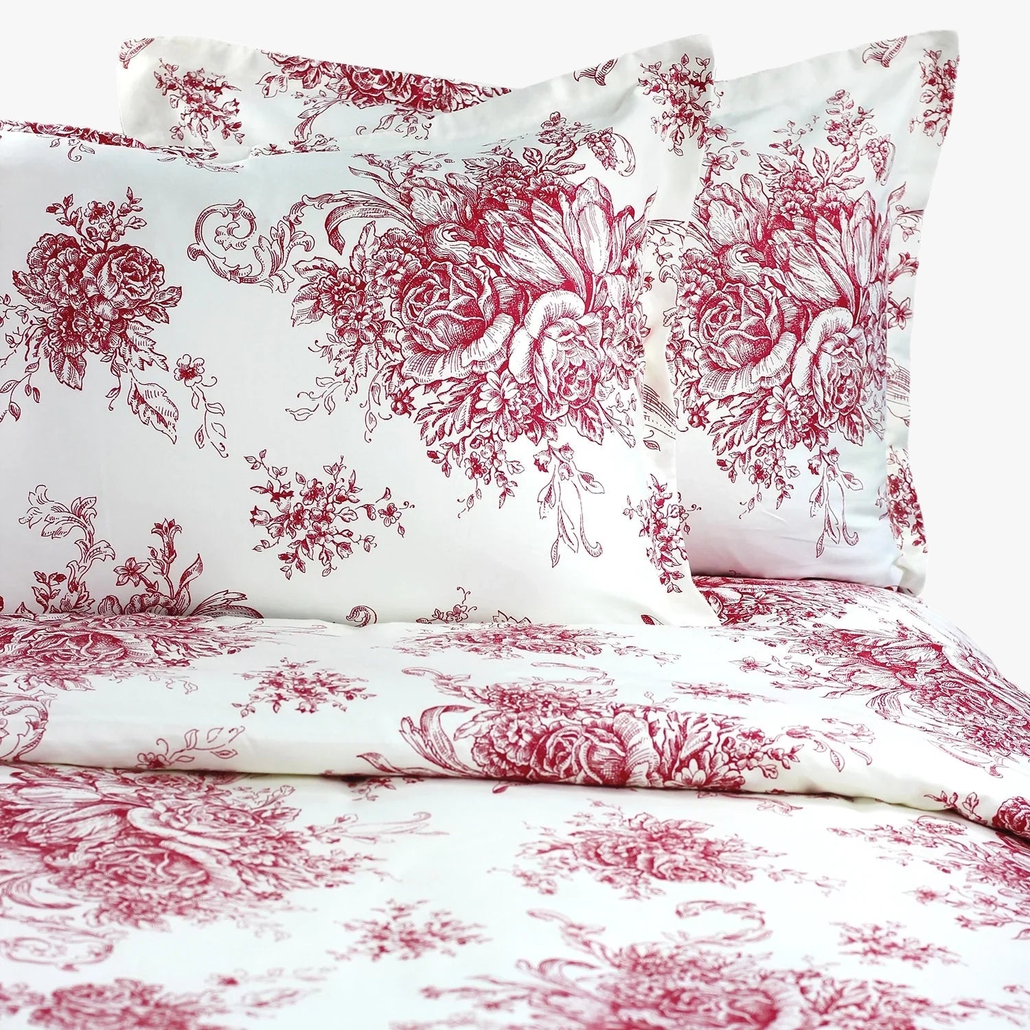 Toile Duvet Red Sets | Duman Home