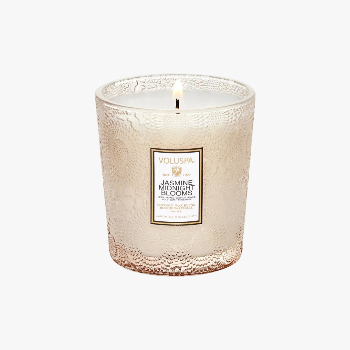 Voluspa Jasmine Midnight Blooms Classic Candle | Duman Home