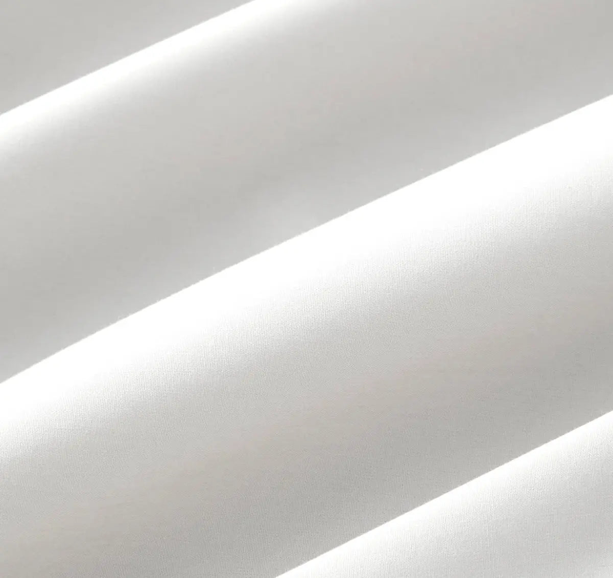 White sheet fabric detail