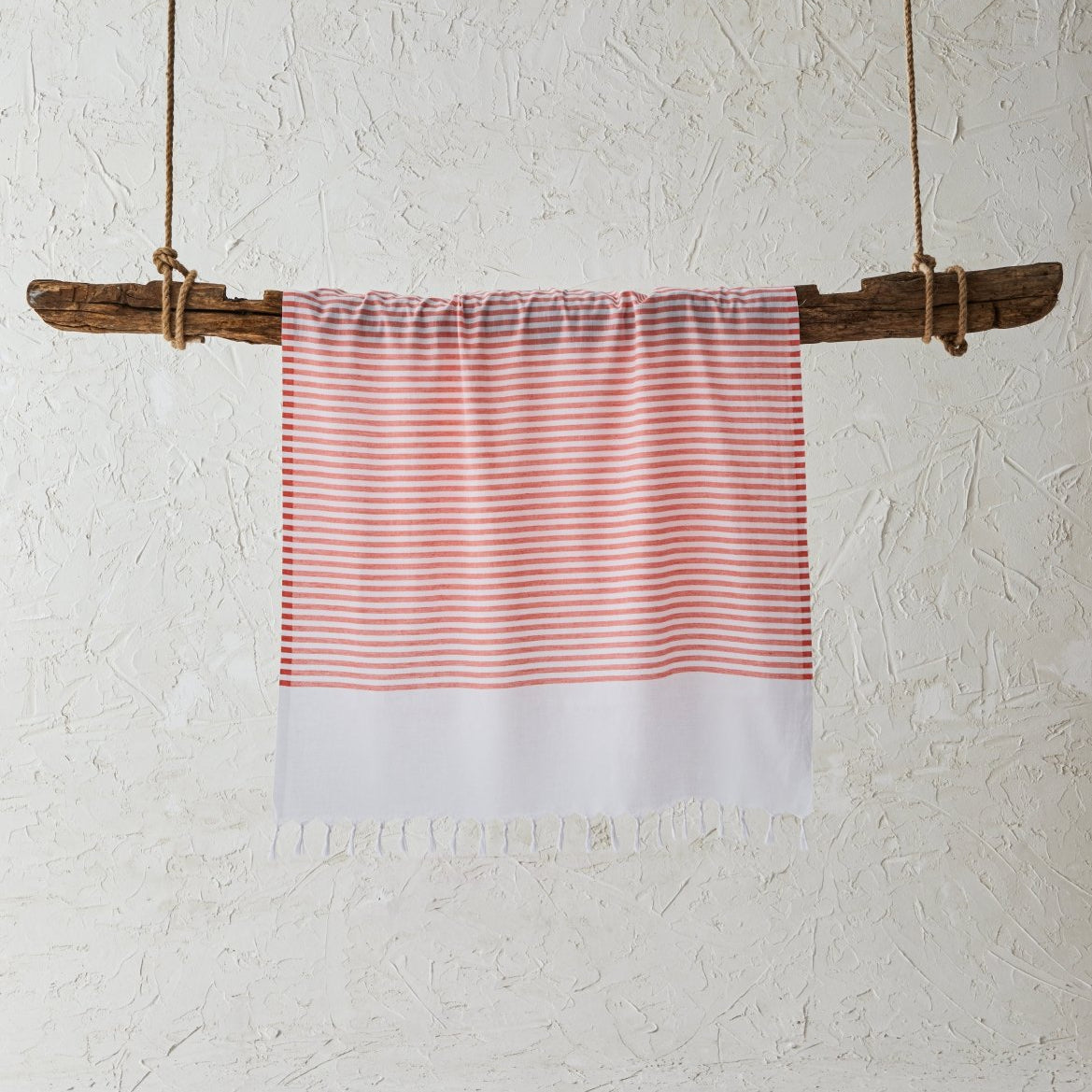 White Imbat Peshtemal Papaya | Duman Home