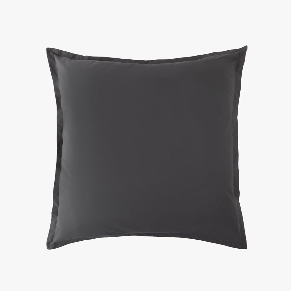 Percale Organic Euro Sham Slate | Duman Home