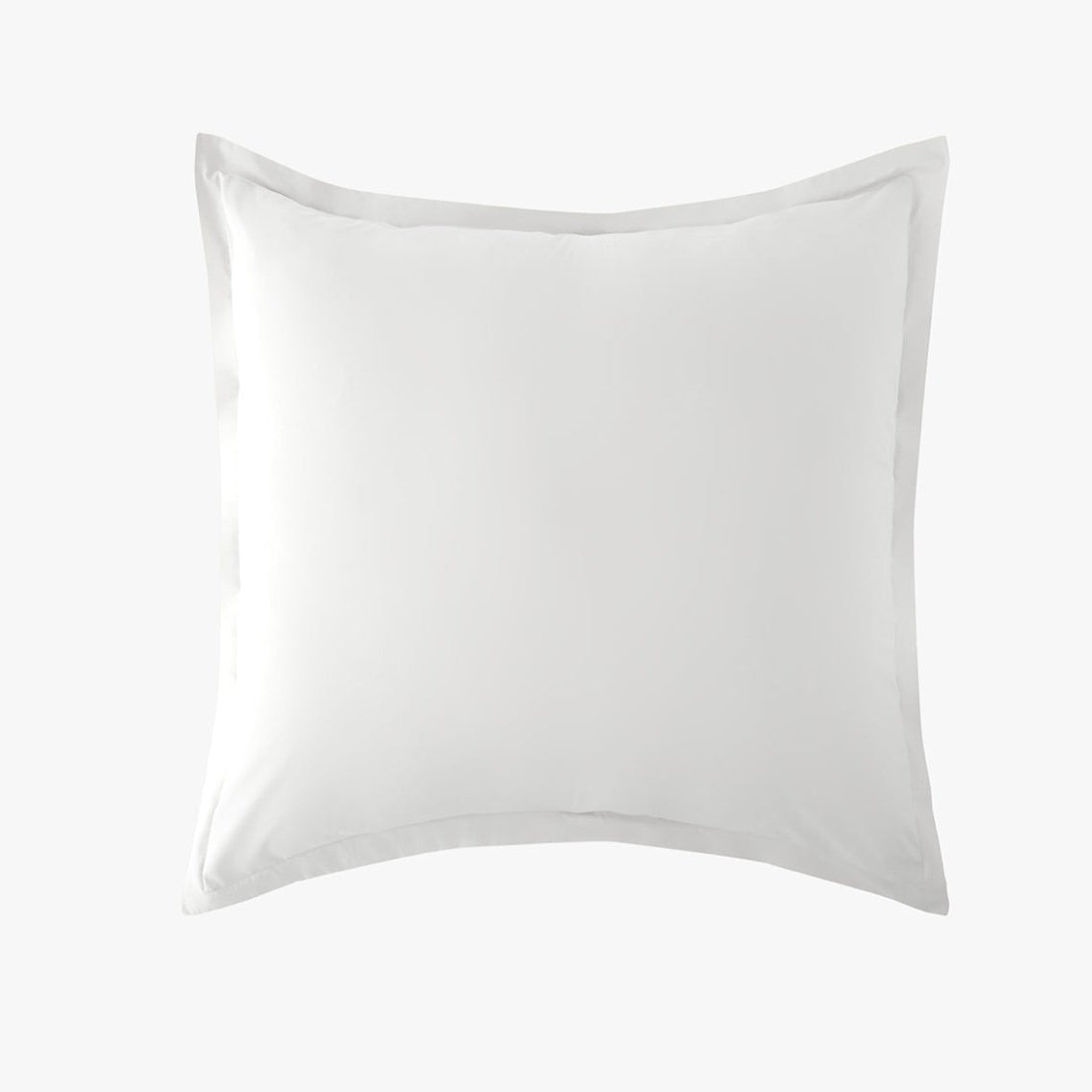 Percale Organic Euro Sham White | Duman Home