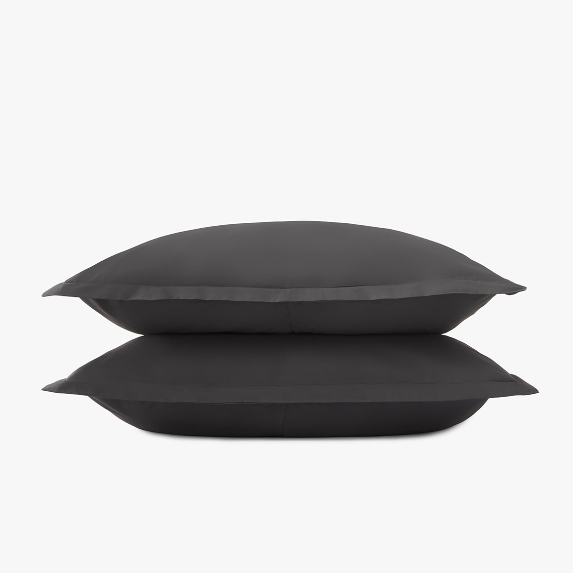 Percale Organic Sham Set Slate | Duman Home