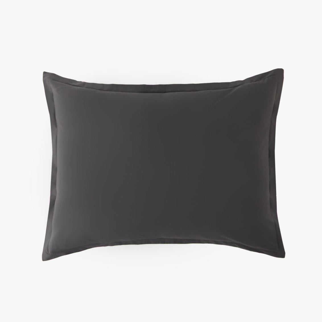 Percale Organic Sham Set Slate | Duman Home