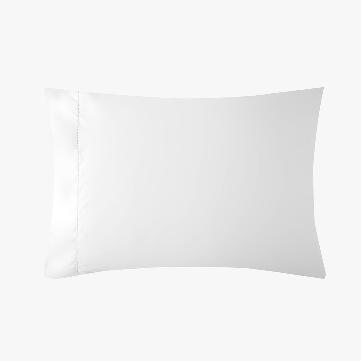 Signature Hemstitch Organic Pillowcase White | Duman Home