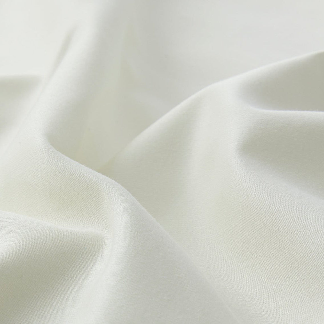 Signature Hemstitch Organic Pillowcase Ivory Detail | Duman Home