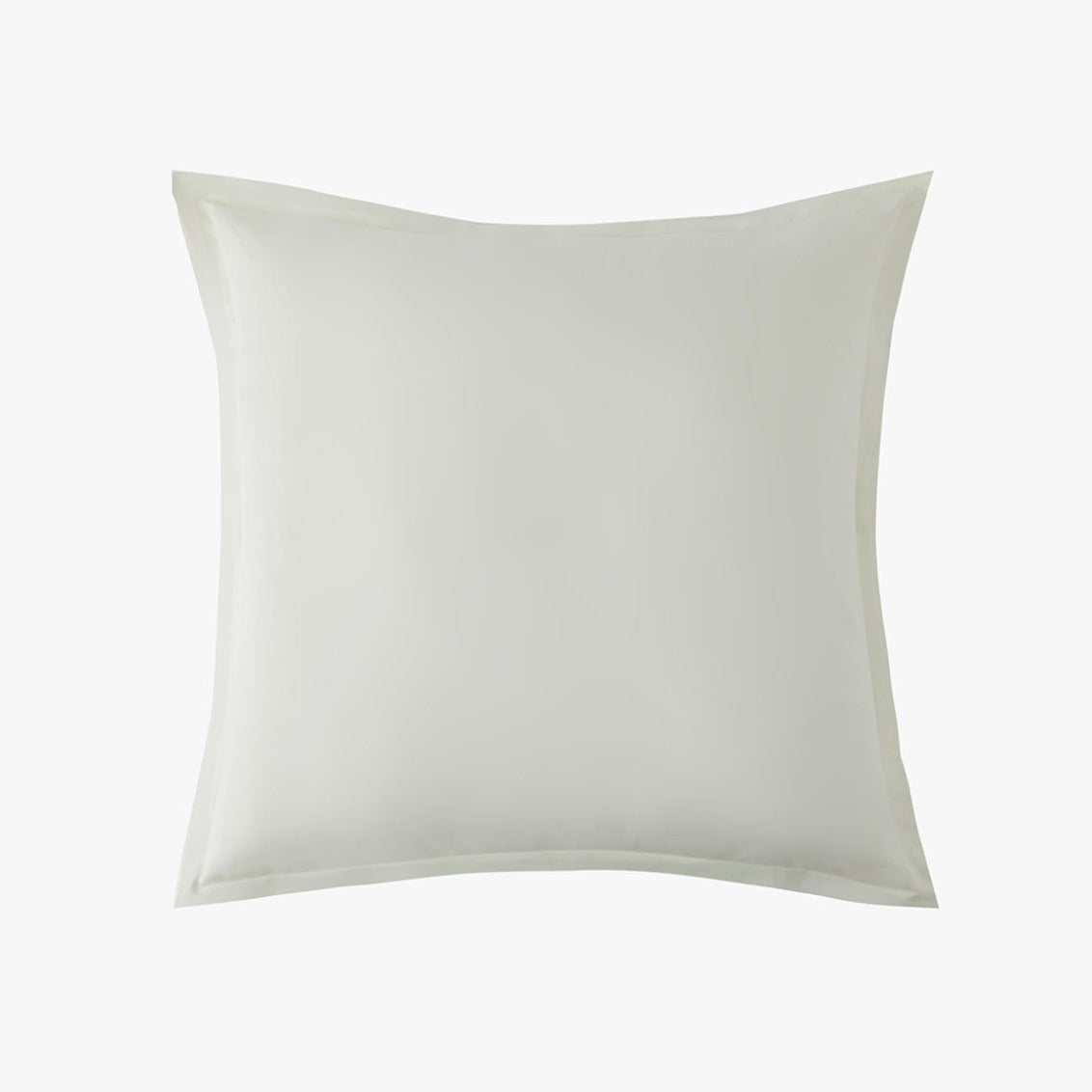 Signature Hemstitch Organic Euro Sham Ivory | Duman Home