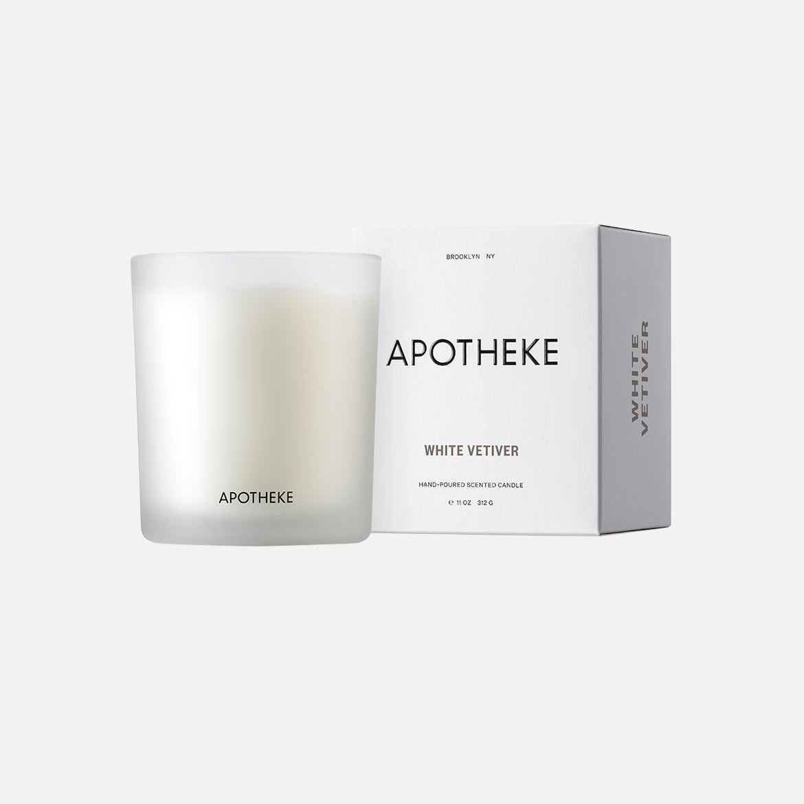 Apotheke White Vetiver Candle | Duman Home
