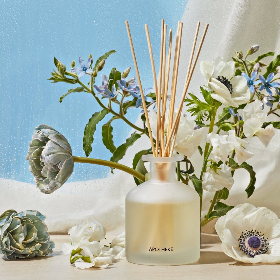 Apotheke Canvas Reed Diffuser with Flowers | Duman Home