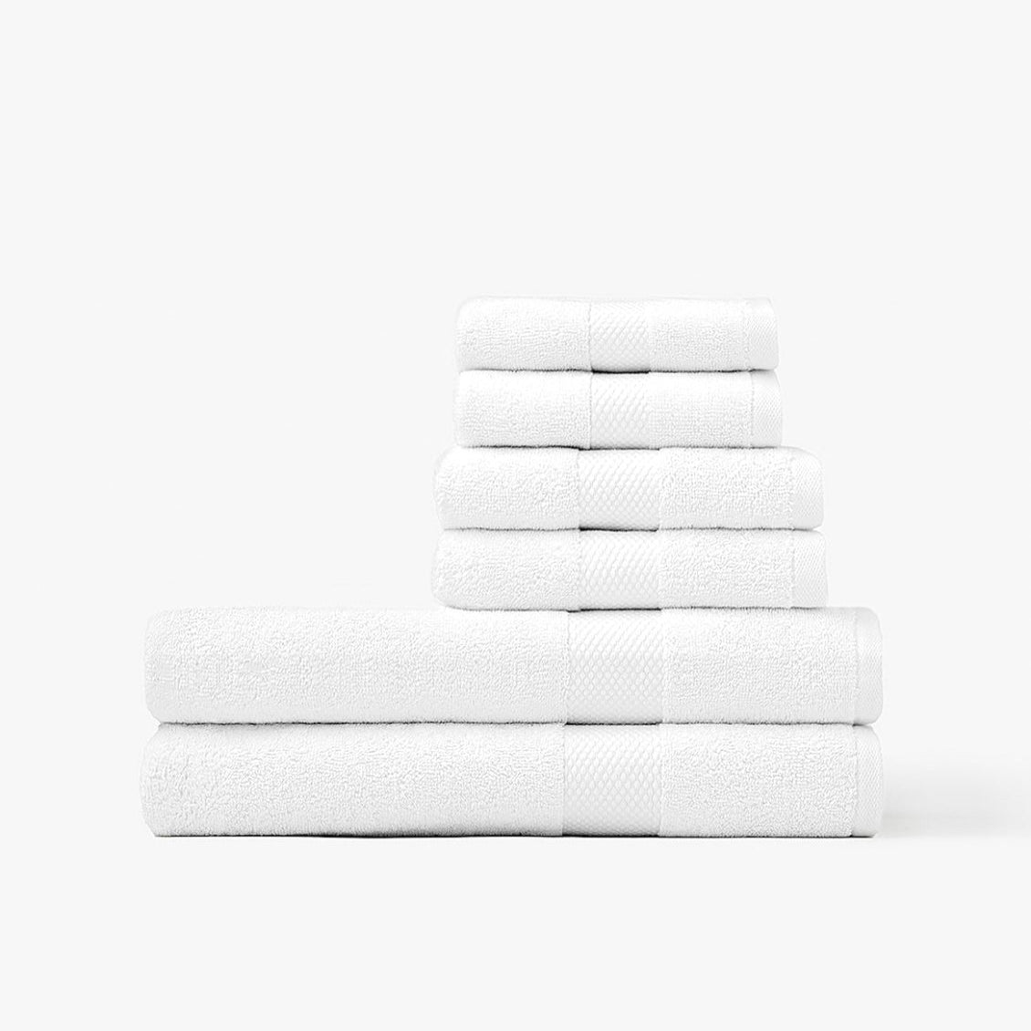 Premium Turkish Cotton Towel Bundle White | Duman Home