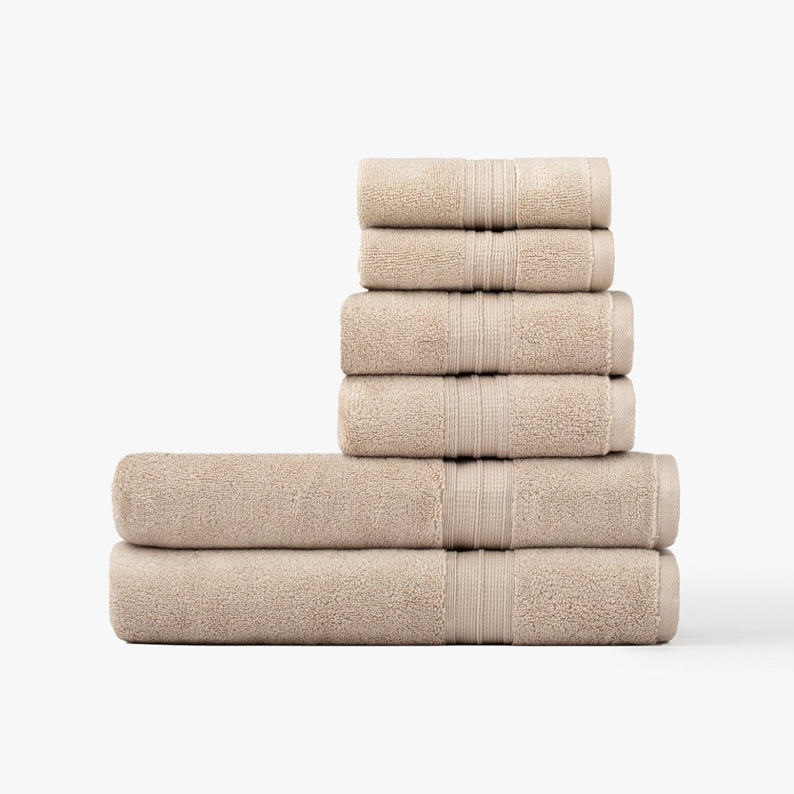 Super-Plush Towel Bundle Taupe | Duman Home
