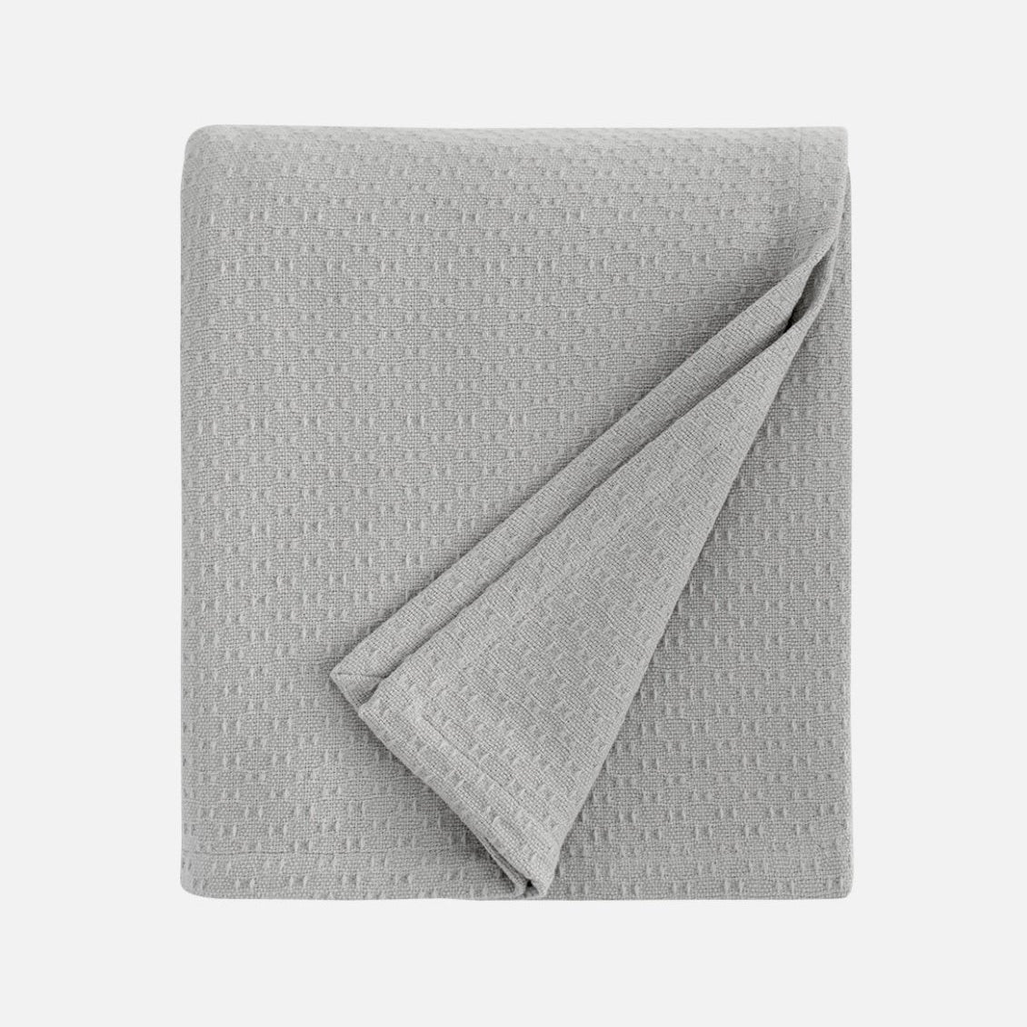 Sferra Corino Blanket in Silver Color | Duman Home