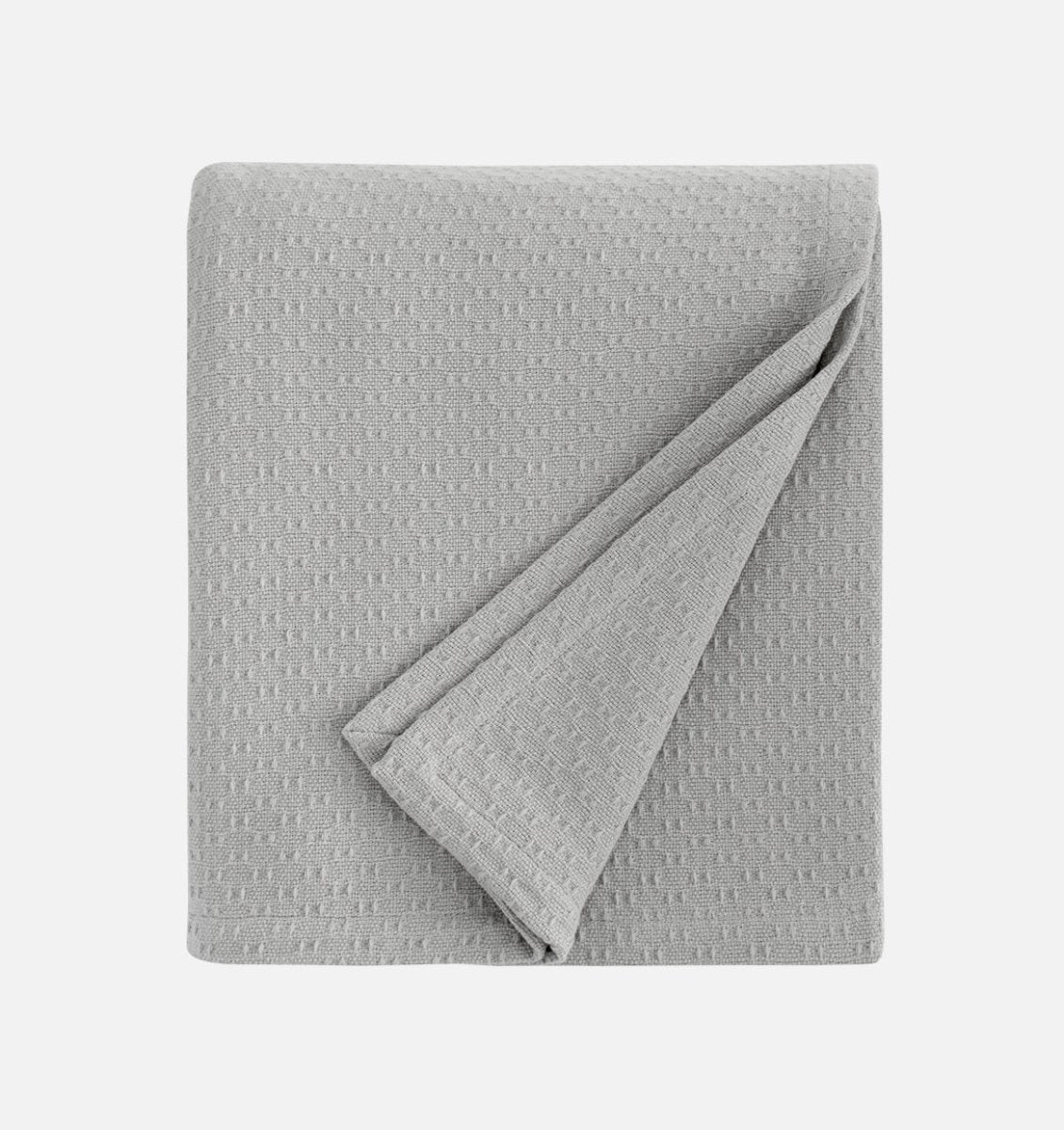 Sferra Corino Blanket in Silver Color | Duman Home