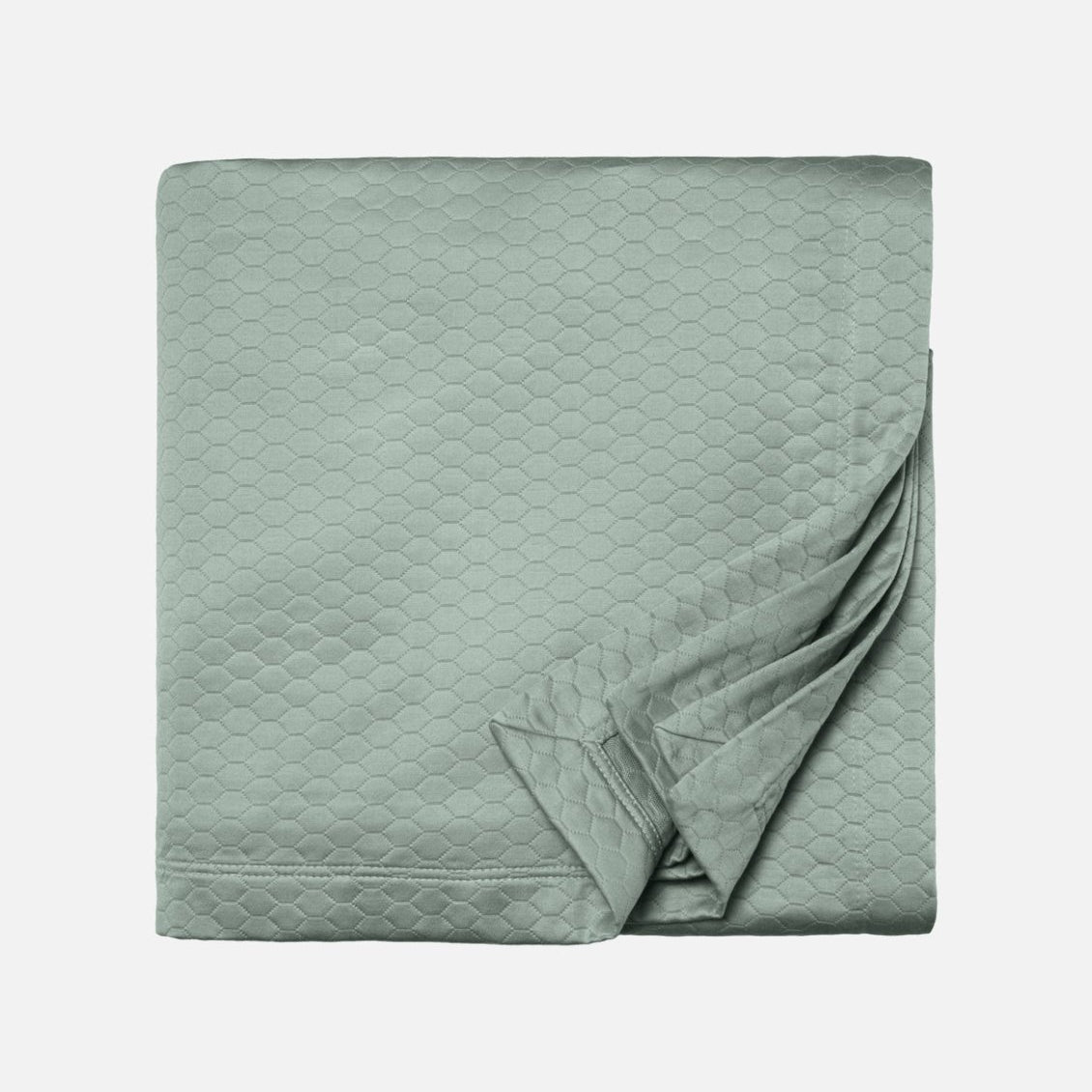 Seagreen Sferra Favo Quilt | Duman Home