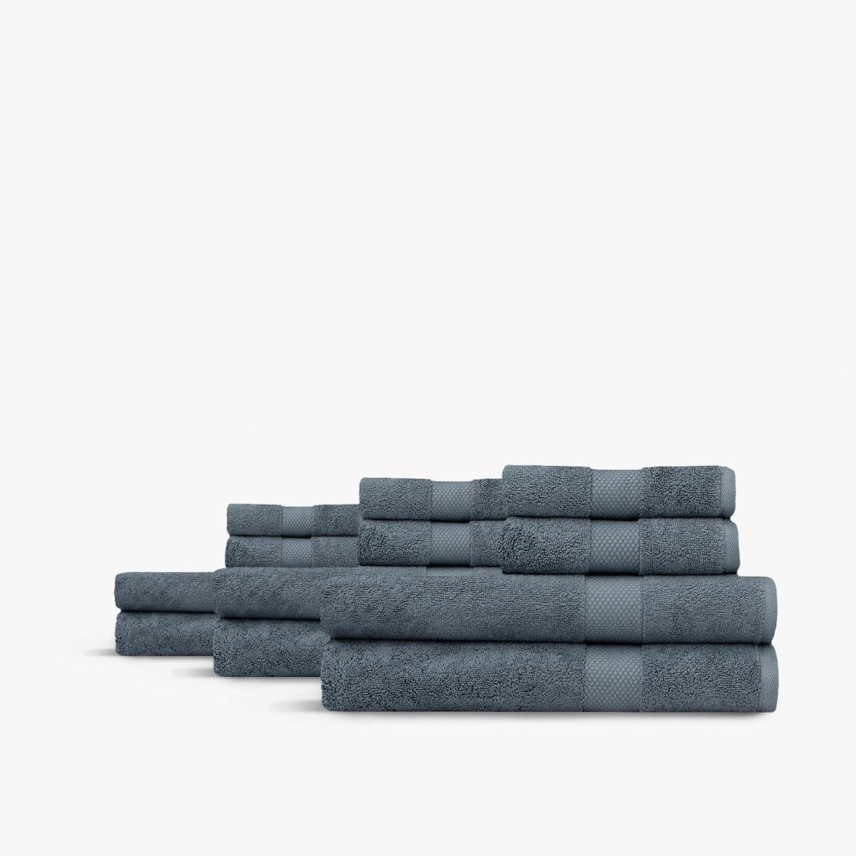Blue Premium Turkish Cotton Towel Bundles | Duman Home