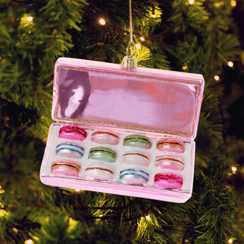 Box of Macarons Christmas Ornament | Duman Home