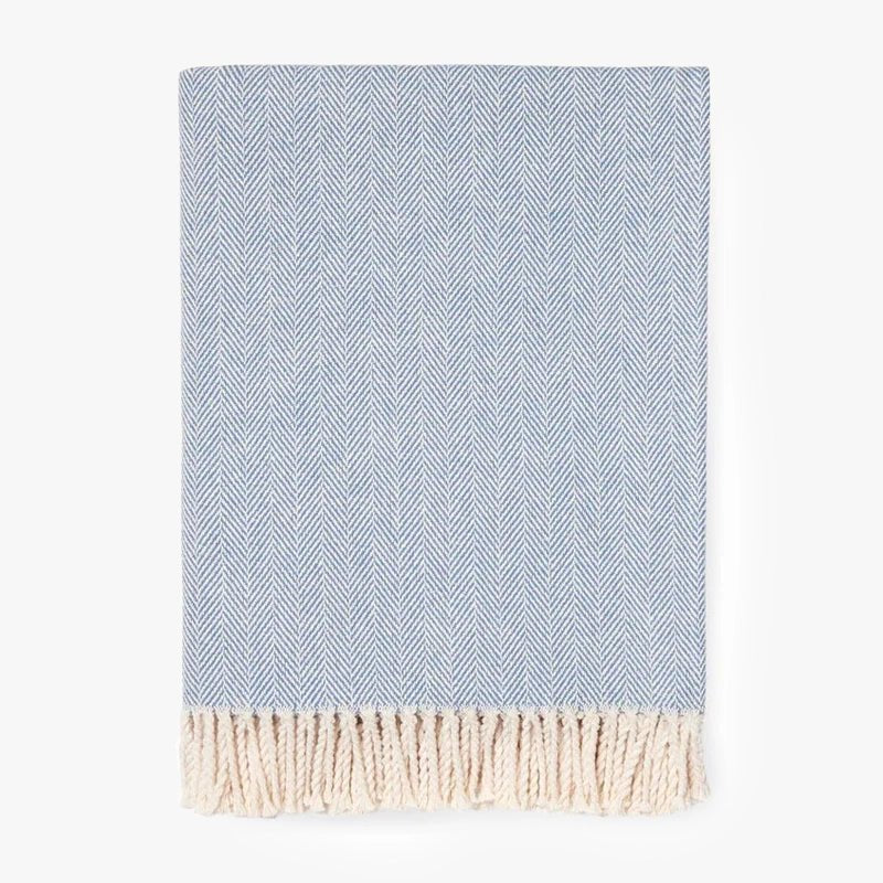 Sferra Celine Throw in Cadet Salmon Color | Duman Home