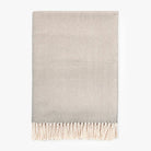 Sferra Celine Throw in Mushroom Color | Duman Home
