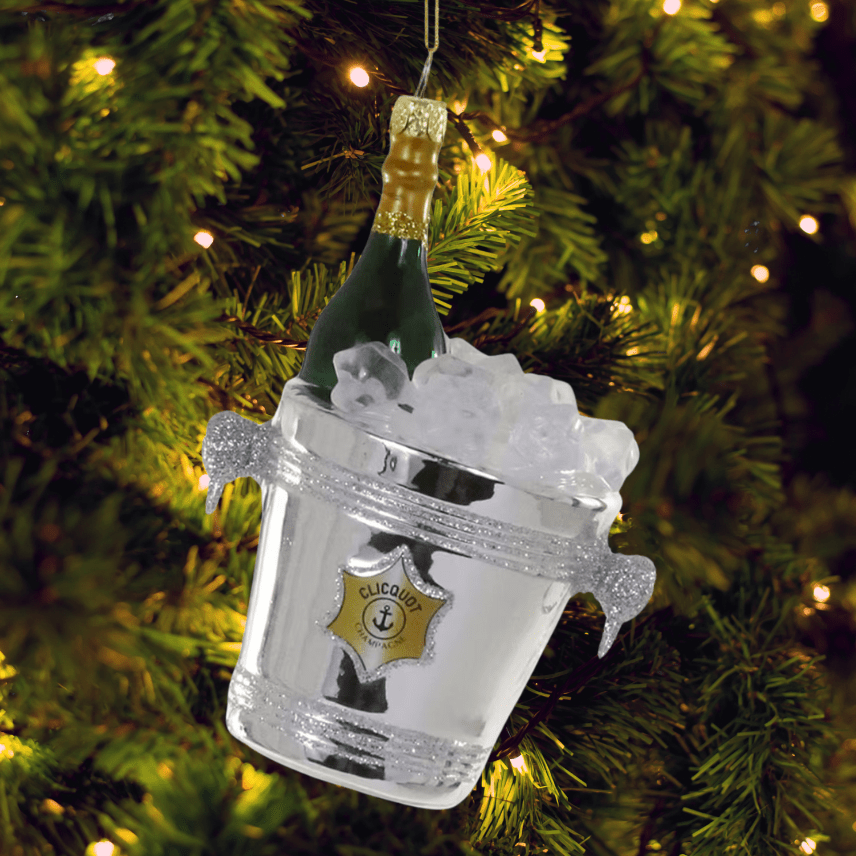 Champagne on Ice Ornament | Duman Home