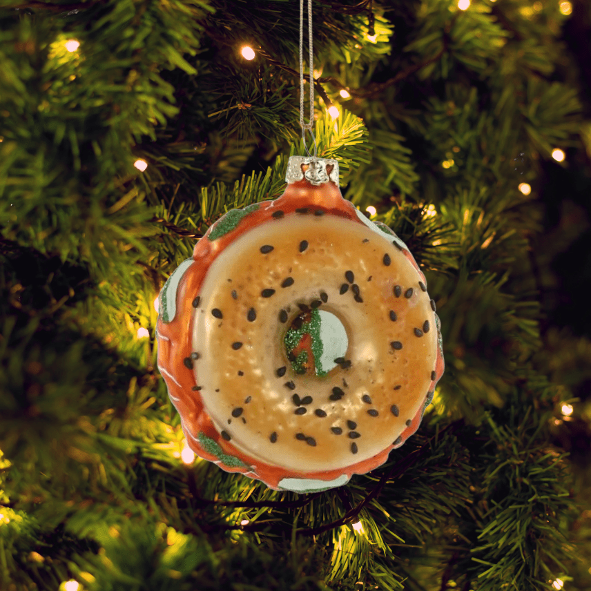 Bagel with Lox Christmas Ornament | Duman Home