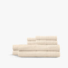 Cream Lightweight Waffle Towel Bundles | Duman Home
