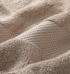 Taupe Premium Turkish Cotton Towel Detail | Duman Home
