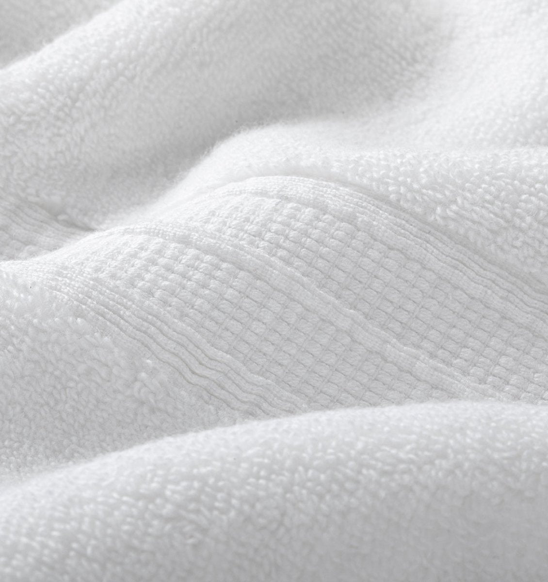Super-Plush Towels White Detail | Duman Home