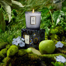 Voluspa Apple Blue Clover Classic Candle with Box and Apple | Duman Home