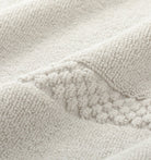 Istanbul Bath Mat Light Gray Detail | Duman Home