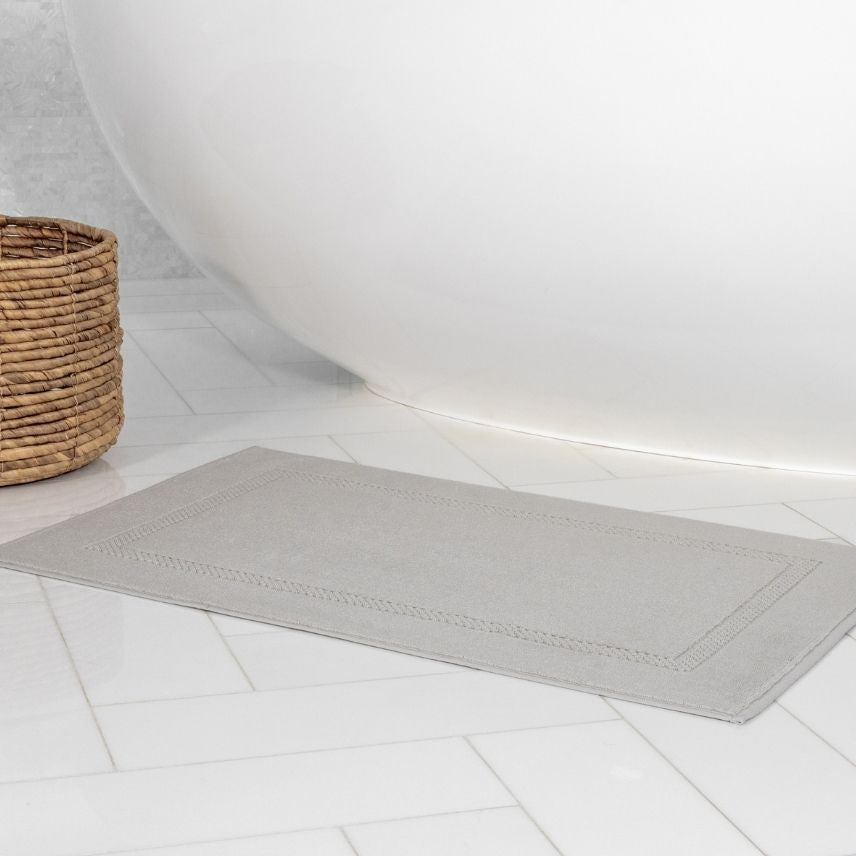 Istanbul Bath Mat Light Gray | Duman Home