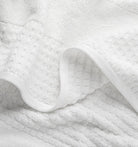 Lightweight Waffle Towel White Detail | Duman Home