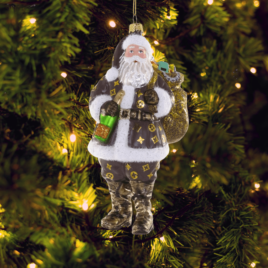 Luxe Santa Ornament | Duman Home