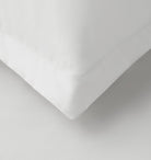 Mist Percale Duvet Set Detail | Duman Home